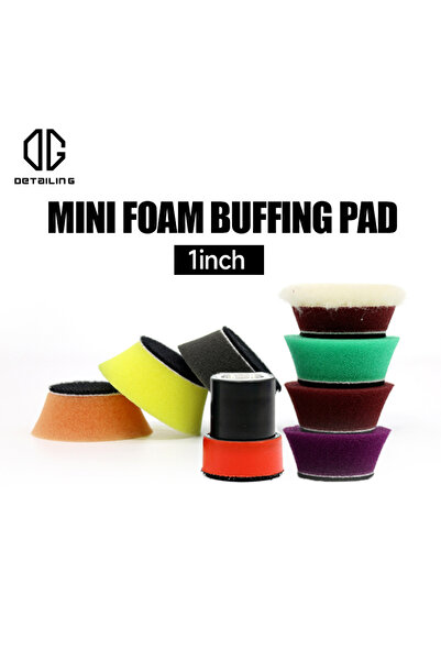 Choice وسادة تلميع صغيرة للسيارات مقاس 1 بوصة، 8 قطع بألوان متنوعة، مجموعة من...