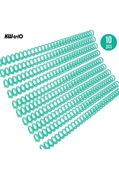 choice2 ١٠ قطع من حلقات التجليد البلاستيكية G KW-trio، ذات ٣٠ ثقبًا، سعة ٨٥ و...