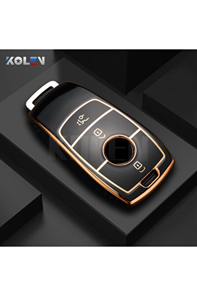 choice2 Black only case Fashion TPU Car Remote Key Case Cover Shell For Merce...