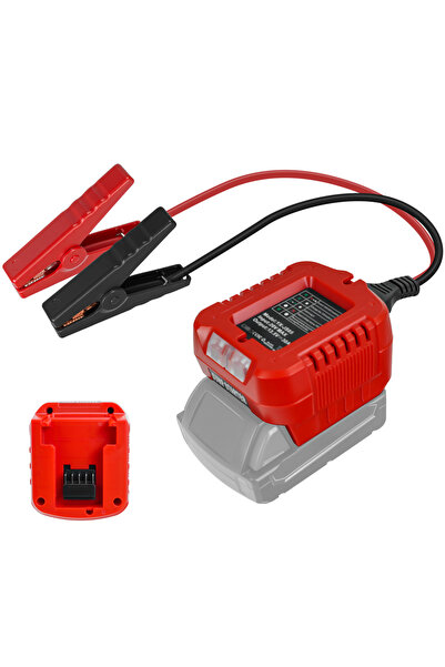 choice2 For Milwaukee 18V 10AWG Jumper Cables Adapter Portable Battery Starte...