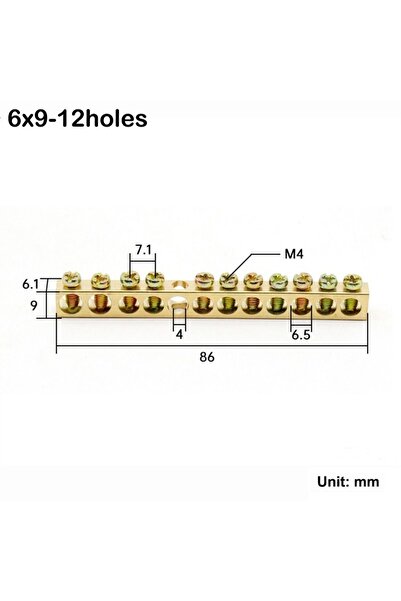 Choice5 موصل سلكي واحد لكل 3/5/6/7/8/9/10/12 فتحة، صندوق توصيل تأريض نحاسي، 6...