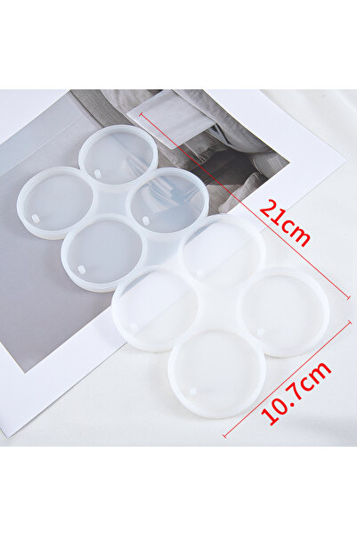 Choice 8Round 1PC Round Oval Silicone Mould DIY Epoxy Resin Mold for Jewelry ...