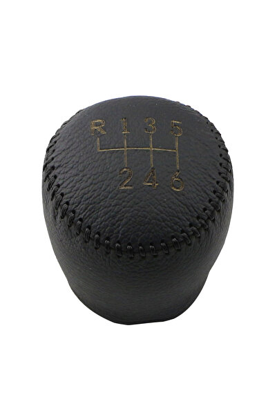 choice2 جلد مقبض ناقل الحركة اليدوي ذو الخيط الأسود بست سرعات، مناسب لسيارات ...