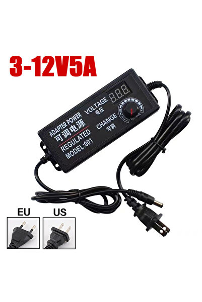 Choice5 قابس أمريكي، 3 فولت - 12 فولت، 5 أمبير، 3 فولت - 12 فولت، 3 فولت - 24...