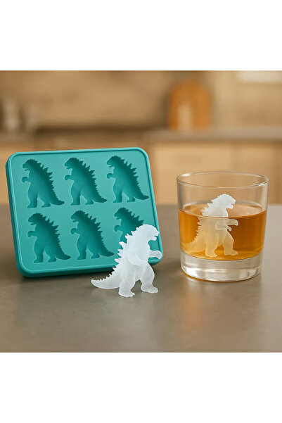 Choice3 قالب ثلج أزرق بستة أقسام، قوالب مكعبات ثلج كبيرة من السيليكون، يصنع ت...