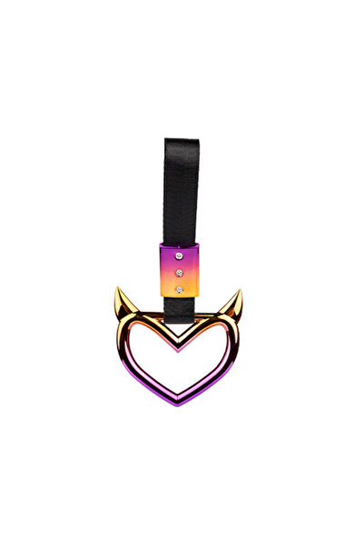 Choice9 مقبض حافلة زوريكاوا رينج باص ملون بتصميم قلب الشيطان، مقبض سباق معدل،...