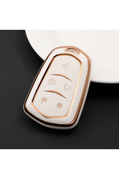 Choice5 5 أزرار بيضاء لكاديلاك ATS CT6 CTS DTS XT5 إسكاليد ESV SRX STS XTS EL...