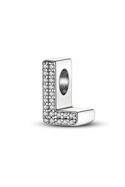 Choice1 KTC165-L 925 Sterling Silver Fit 925 Original Bracelet DIY A-Z Alphab...