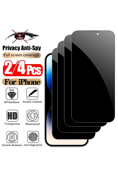 Choice1 فيلم حماية من التجسس (قطعتان) لحماية خصوصية هاتف آيفون 16 برو، واقي ش...