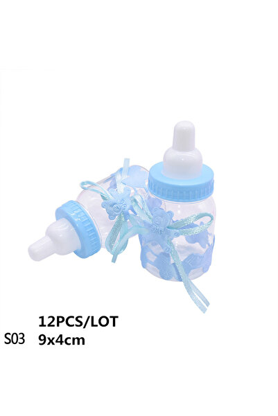 Choice4 12 قطعة S03، زجاجات حلوى صغيرة قابلة للتعبئة على شكل زجاجة تغذية، هدا...