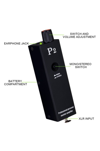 Choice P2- P2 Headphone Amplifier, Ultra Compact In Ear Headphone Monitor, St...