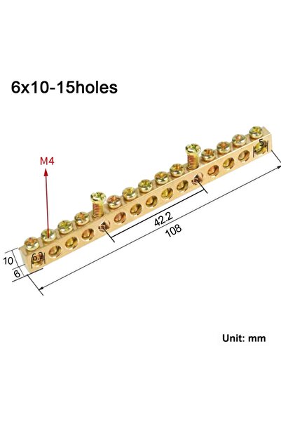 Choice9 موصل سلكي واحد لكل 3/5/6/7/8/9/10/12 فتحة، 6 × 10-15 فتحة، صندوق توصي...
