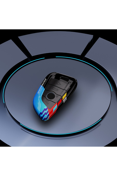 Choice4 A black blue Fashion Car Key Case Cover Protector Shell for BMW X1 X3...