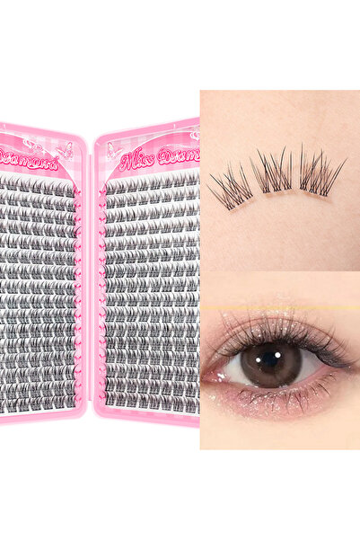 choice2 مزيج من الرموش الطبيعية الطبيعية خفيف 0.07 مم، 320 رموش صناعية عنقودي...