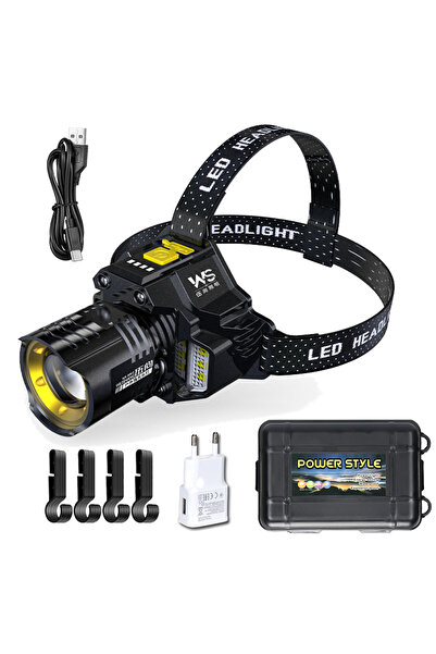 choice2 مجموعة مصابيح أمامية LED قوية مزودة بمستشعر حركة، قابلة لإعادة الشحن ...