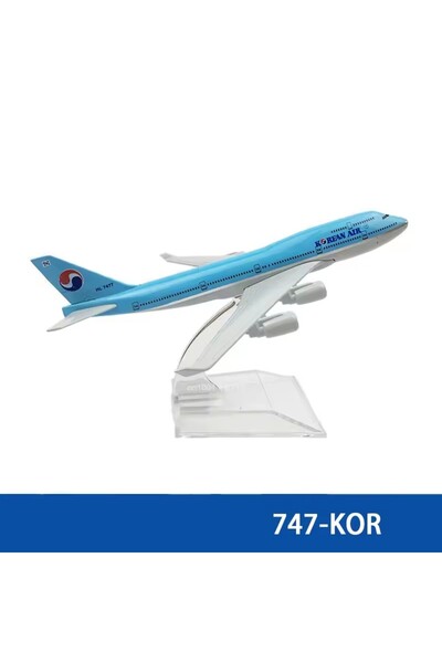 Choice35 747-KOR 16CM Diecast Alloy 737 747 757 777 787 Airplane Model Toy Pl...