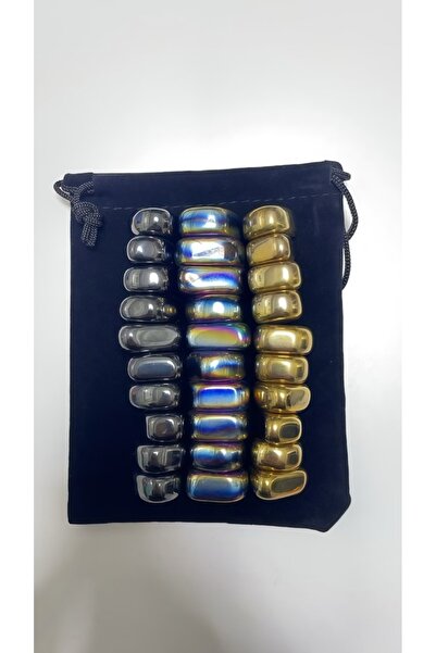 Choice1 مجموعة أحجار مغناطيسية للثلاجة بثلاثة ألوان، 30 قطعة في حقيبة ، 20 قط...