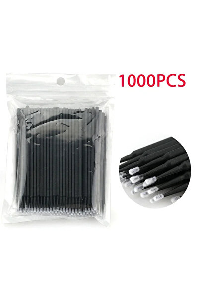 Choice1 1000PCS Black 1000/500PCS Eyelash Cleaning Brush Highly Colorful Beau...