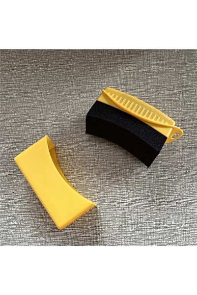 Choice3 فرشاة إسفنجية لتلميع وتشميع عجلات السيارات من البولي بروبيلين، لون أص...