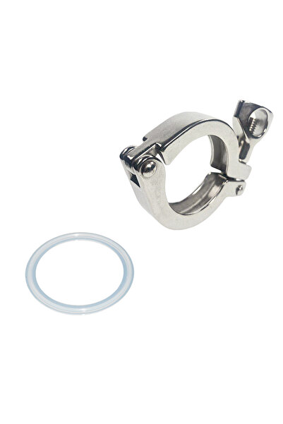 Choice14 مشابك ثلاثية الحلقات صحية من الفولاذ المقاوم للصدأ، مقاس 64 مم (2 بو...