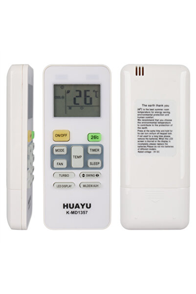 HUAYU K-MD1357 Üniversal Midea Akıllı Klima Kumandası