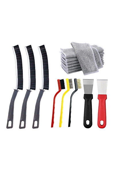 Choice4 مجموعة فرش تنظيف المطبخ مكونة من 16 قطعة (2/3/16 قطعة) - فرشاة نحاسية...