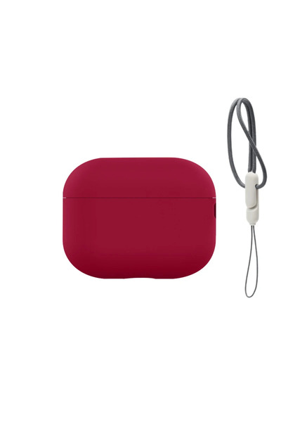 Choice21 For Airpods Pro 3 Wine Red Silicone Soft Skin Earphone Case for Airp...