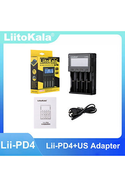 Choice1 Liitokala Lii-PD4 شاحن الولايات المتحدة LiitoKala Lii-PD4 LCD شاحن بط...