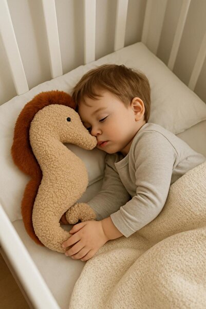 MooieBaby's Peluş Denizatı Uyku ve Oyun Arkadaşı| Yumuşacık Bebek Oyuncağı | ...