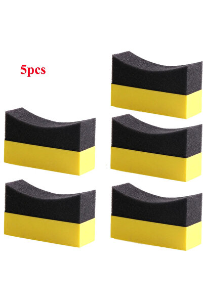 Choice4 ٥ قطع ١/١٠ قطع إسفنجة تنظيف عجلات السيارة، ماسحة غسيل الإطارات، وسادة...