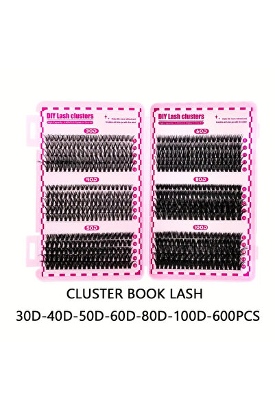 Choice مزيج من رموش D 0.07 مم، 30D-40D-50D-60D-80D - كتاب تركيب رموش اصطناعية...