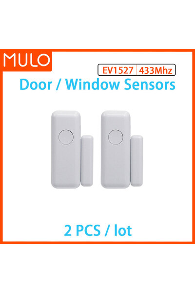 Choice6 مستشعرات الأبواب والنوافذ اللاسلكية MULO ثنائية المغناطيس EV1527 بنمط...