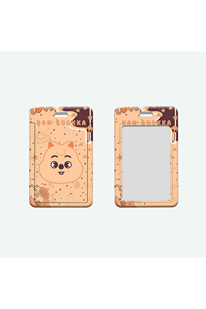 choice2 حامل بطاقات هوية بلاستيكي صغير الحجم (ثلاث بوصات) بتصميم كرتوني من ست...