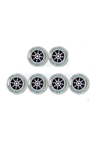 Choice6 silvery 6pcs EMF Blocker Sticker for Health Safety,Quantum Anti Radia...