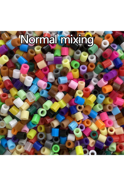 Choice18 خرز هاما متنوع 5 مم، 1000 قطعة، أسود، أبيض، رمادي، أزرق، أخضر، بنفسج...