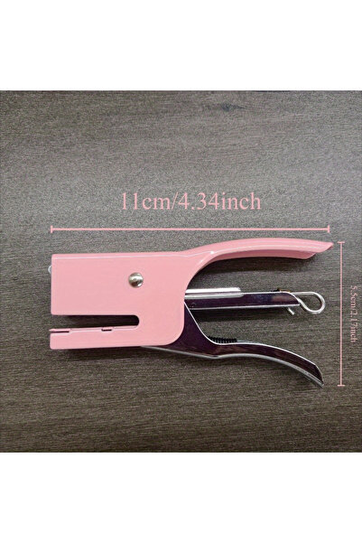 choice2 Cherry blossom powde A Set Metal Hand-held Stapler No. 10 Office Stap...