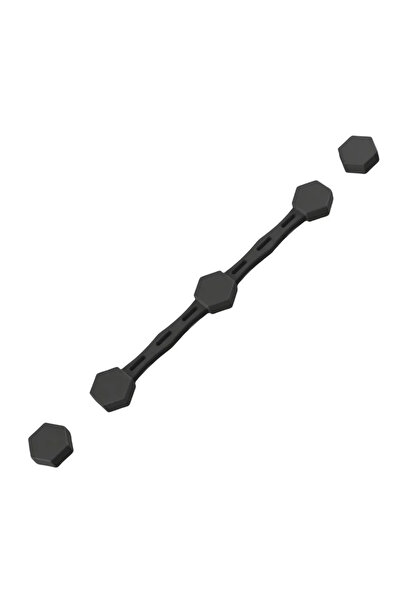 choice2 مشبك مغناطيسي أسود من السيليكون سهل التنظيف لتثبيت المقلاة الهوائية، ...