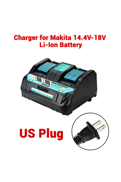 Choice1 US plug Newest Double Li-ion Battery Charger 4A Charging Current for ...