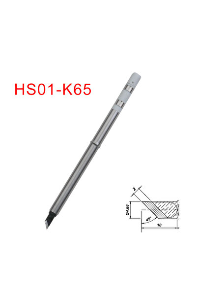 Choice3 HS01-K65 قطعة واحدة، رأس لحام بديل HS-01 6Ω، مناسب لمكواة اللحام T85/...