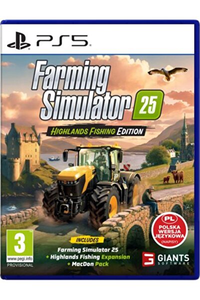 Giants Software PS5 game CENEGA Farming Simulator 25 Highlands Fishing Edition