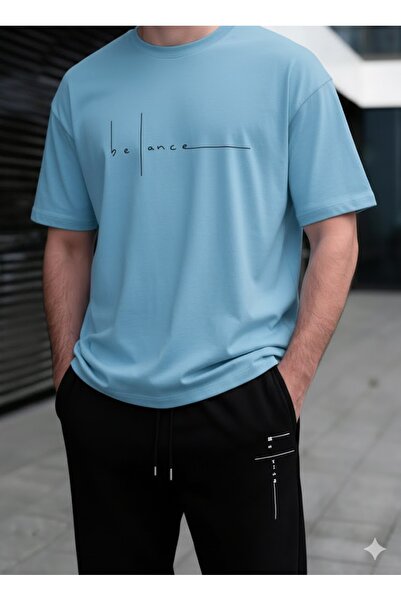 PENTHİLUS Men's Summer Fabric Comfortable Fit T-Shirt and Pants Set - Men's 2...