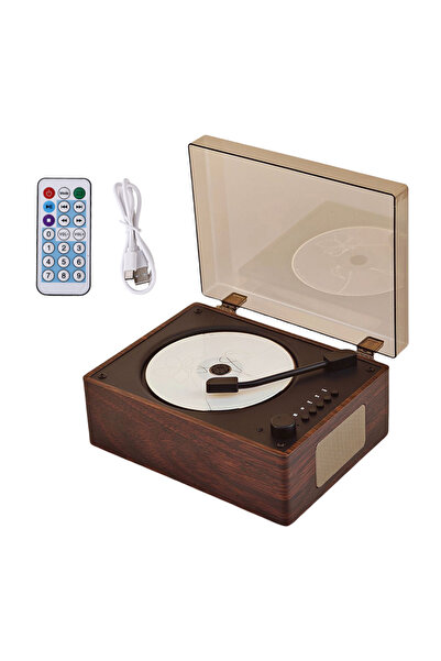 Choice1 مشغل أقراص مدمجة عتيق الطراز من خشب الجوز من APWIKOGER، قابل لإعادة ا...