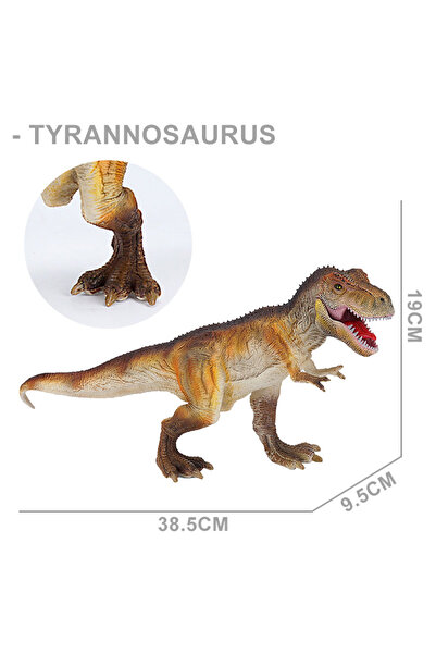 Choice4 مجسمات حيوانات من العصر الجوراسي: التيرانوصور، الإندومينوس ريكس، التي...