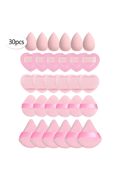 Choice7 30 قطعة من إسفنجات المكياج الصغيرة (15/30/60) لتوزيع البودرة وكريم ال...