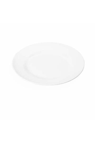 Generic White Melamine Flat Round Plate 25cm