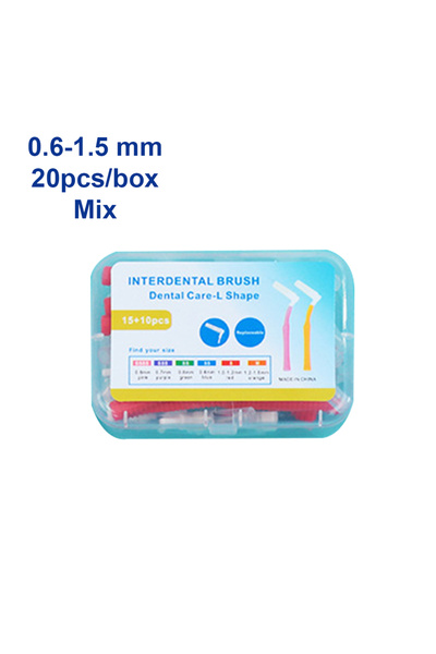 Choice7 RL BX MIX Replaceable Interdental Brush With Dust Cover Cleaning Betw...