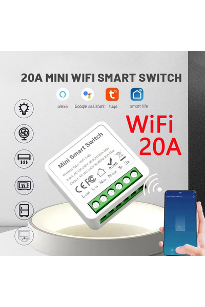 Choice3 مفتاح ذكي TUYA WiFi 20A، ومفتاح ذكي TUYA Mini WiFi / ZigBee 3.0 بقوة ...