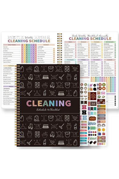 choice2 مخطط جدول تنظيف A5 أسود اللون لاضطراب فرط الحركة ونقص الانتباه، منظم ...