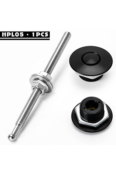 Choice9 Long Black LZONE - 1.25" Universal JDM Style Push Button Billet Hood ...