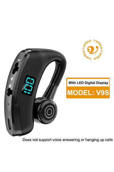Choice سماعة بلوتوث للأعمال V9S الجديدة V8S مع شاشة عرض رقمية LED وميكروفون ع...